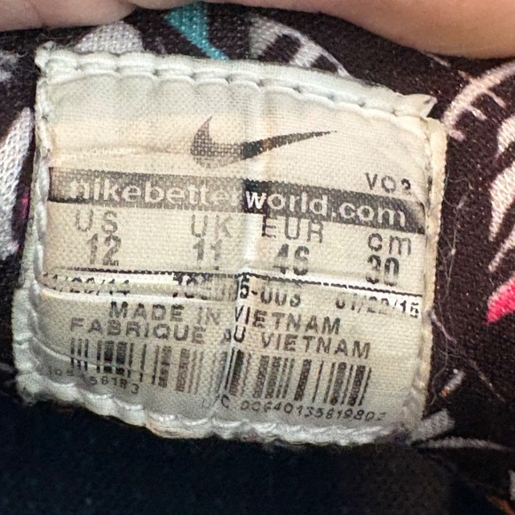 Nike Air Flight Huarache PRM Bold Berry 705005-005 Size 12 Teal Pink Black Retro - Picture 11 of 15